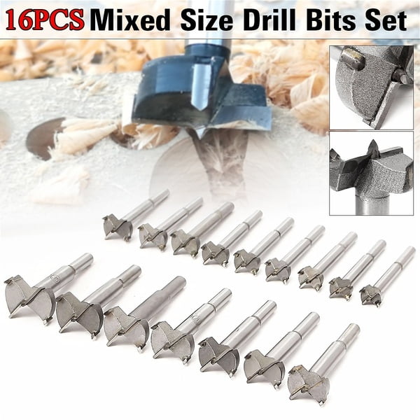 Pack of 2 Flat wood bit spade drill 18mm triple cut centre point 2 wing cutters